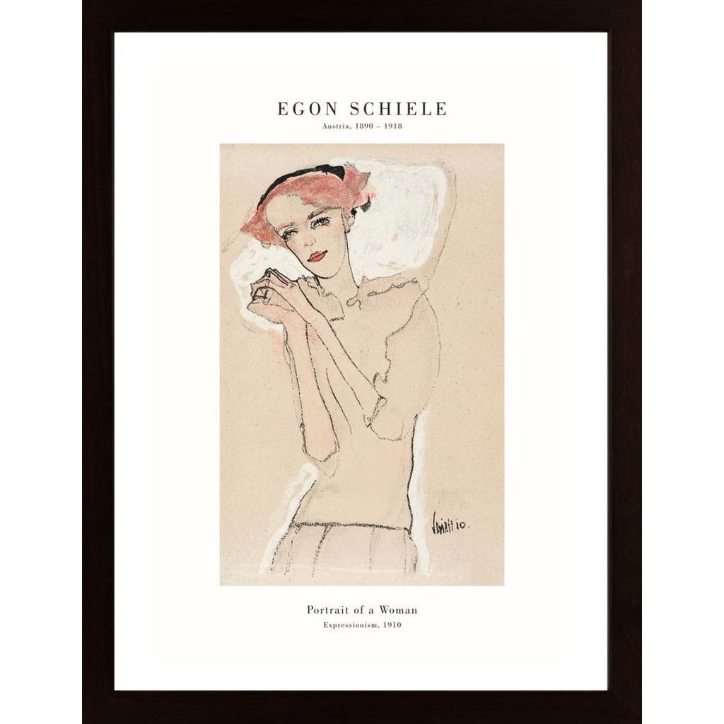 Schiele-Portrait Ii Poster
