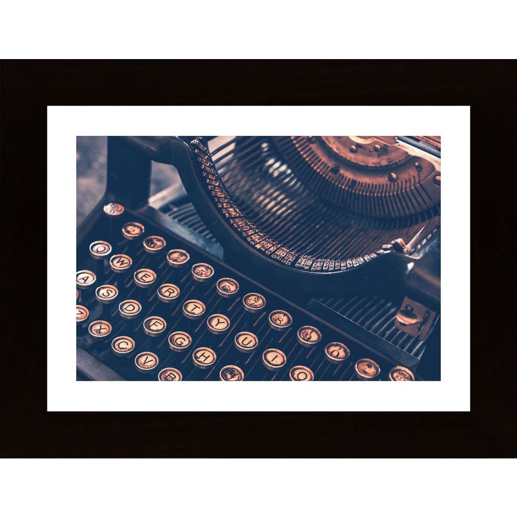 Vintage Typewriter Plakát