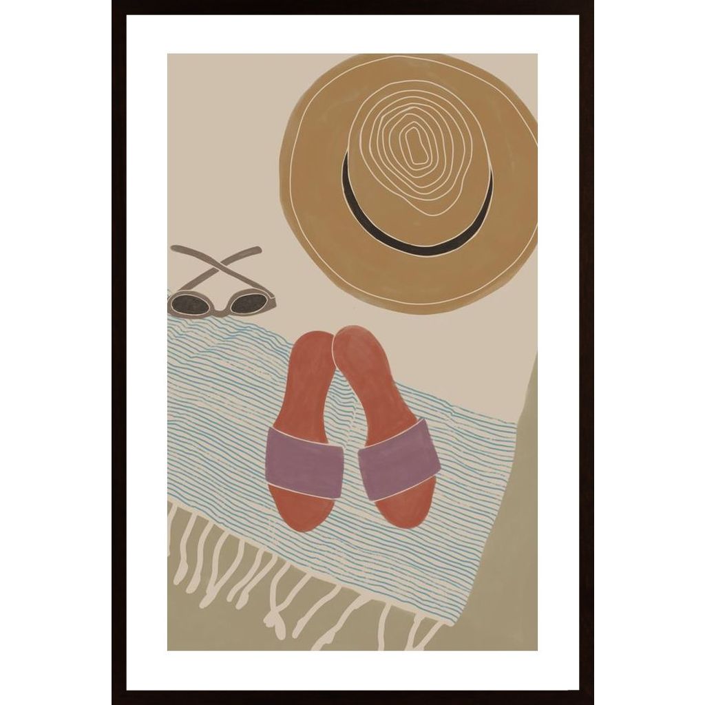 Strand-Accessoires Poster