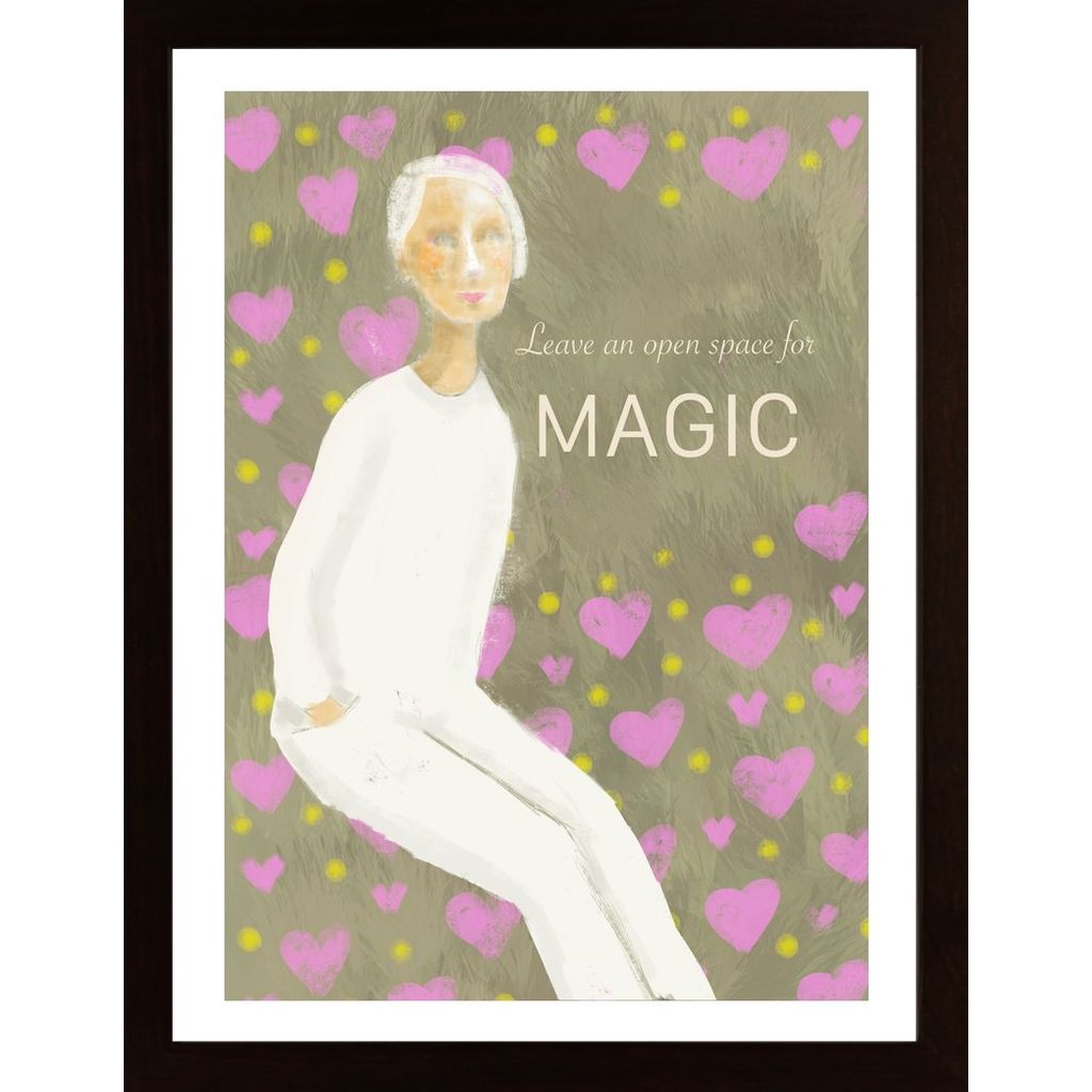 Open Space For Magic In Color Poster
