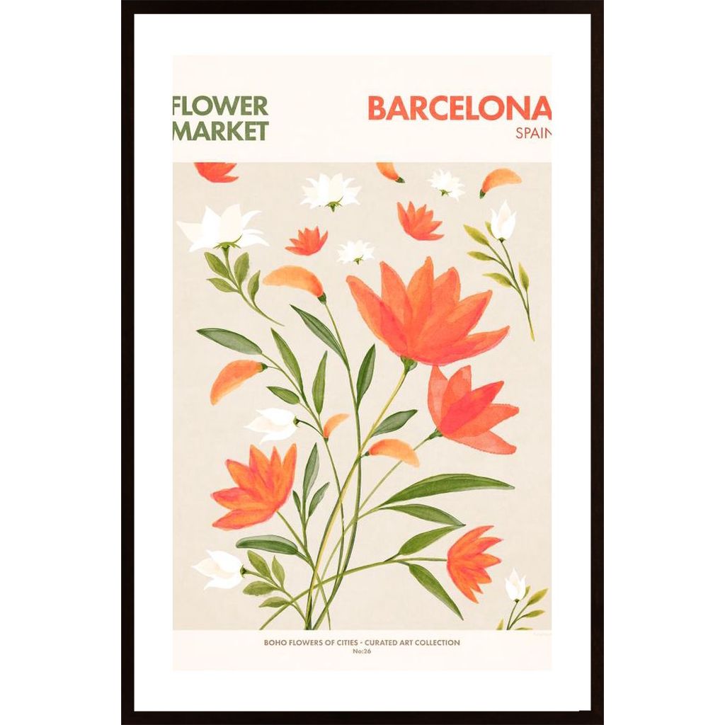 Flower Market #1 Poster