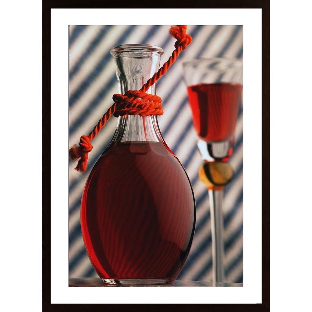 Wine In A Carafe Poster