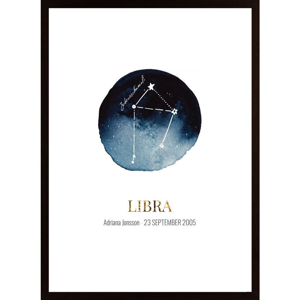 Libra (Přizpůsobitelné) Plakát