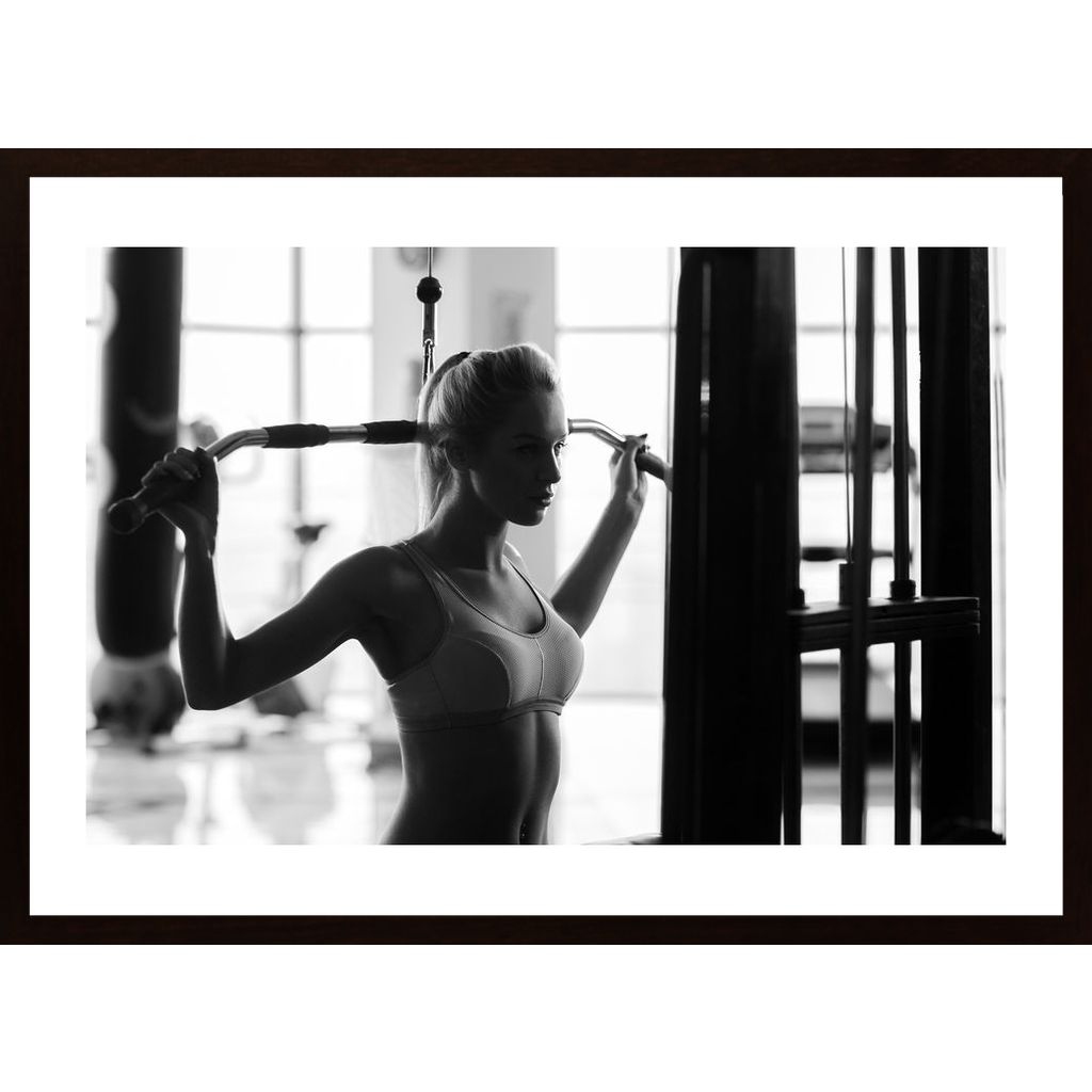 Girl At The Gym Affiche
