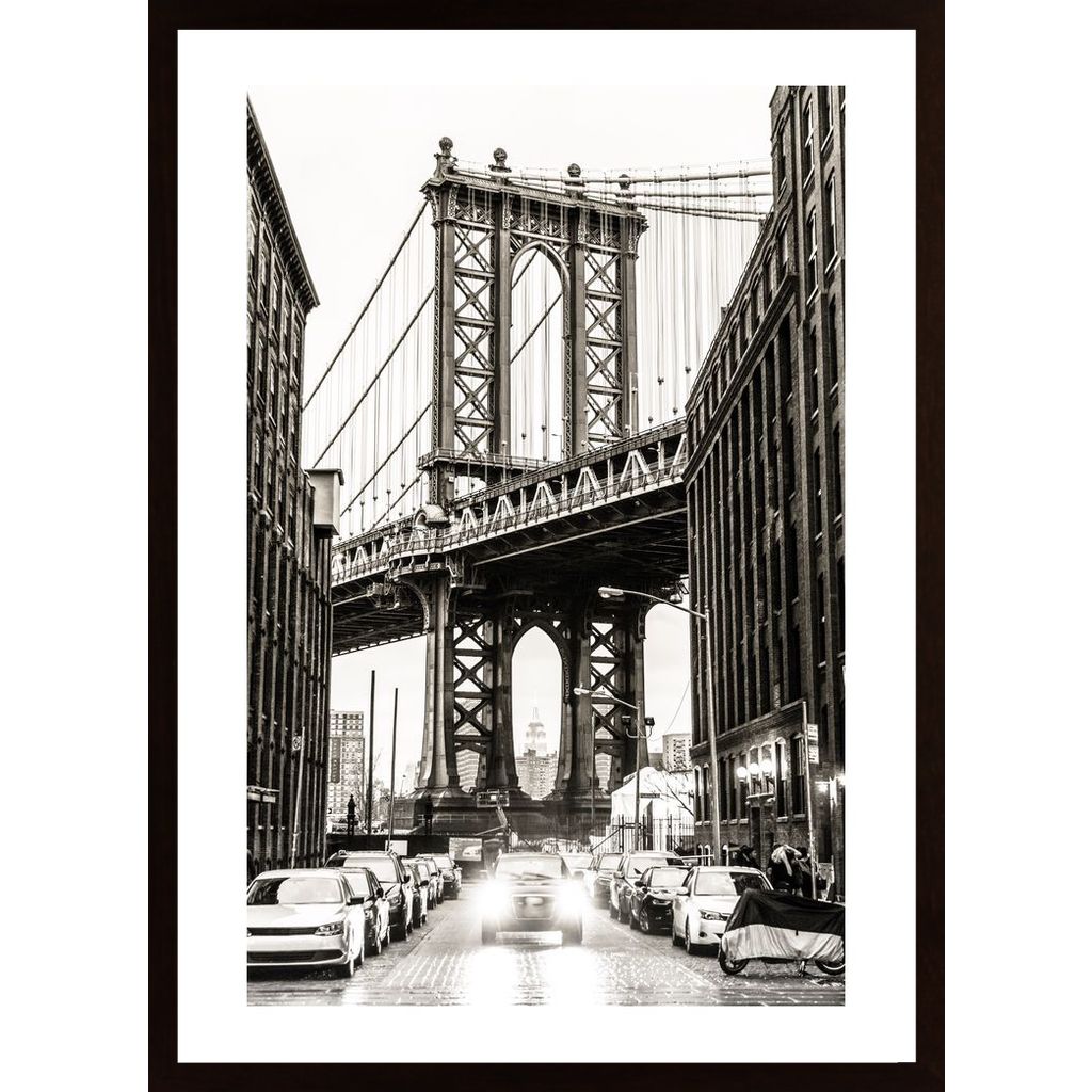Manhattan Bridges Poster