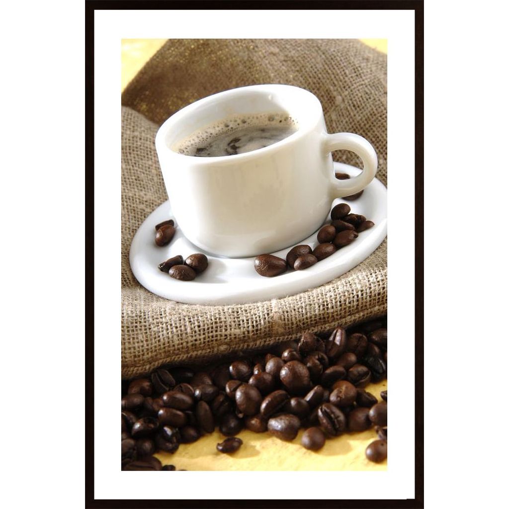 Coffee In A Cup Poster