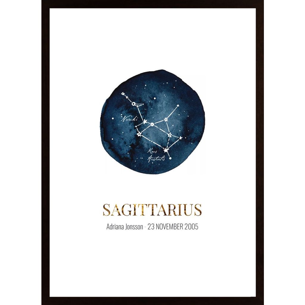 Sagittarius (Personnalisable) Affiche
