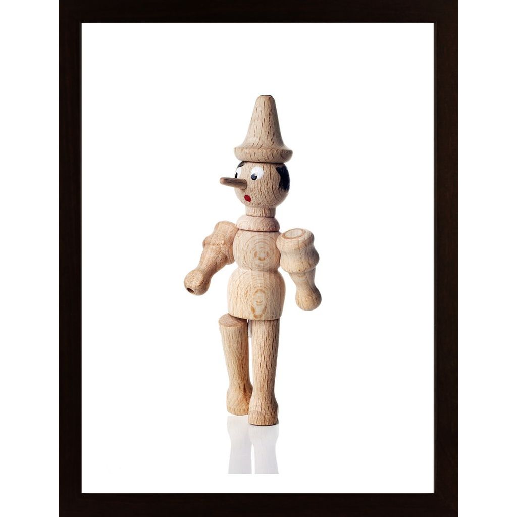 Wooden Pinocchio Doll Poster