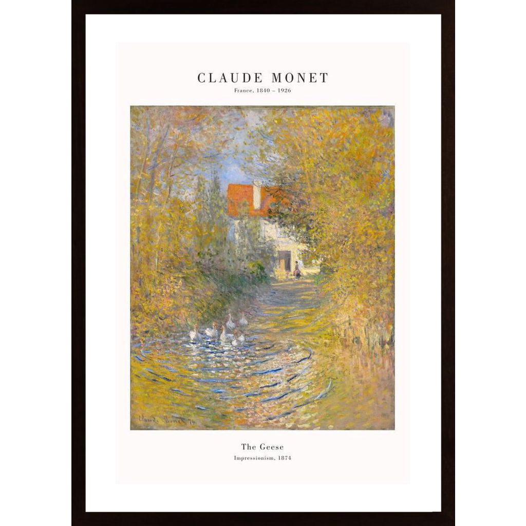 Monet - The Geese Plakát
