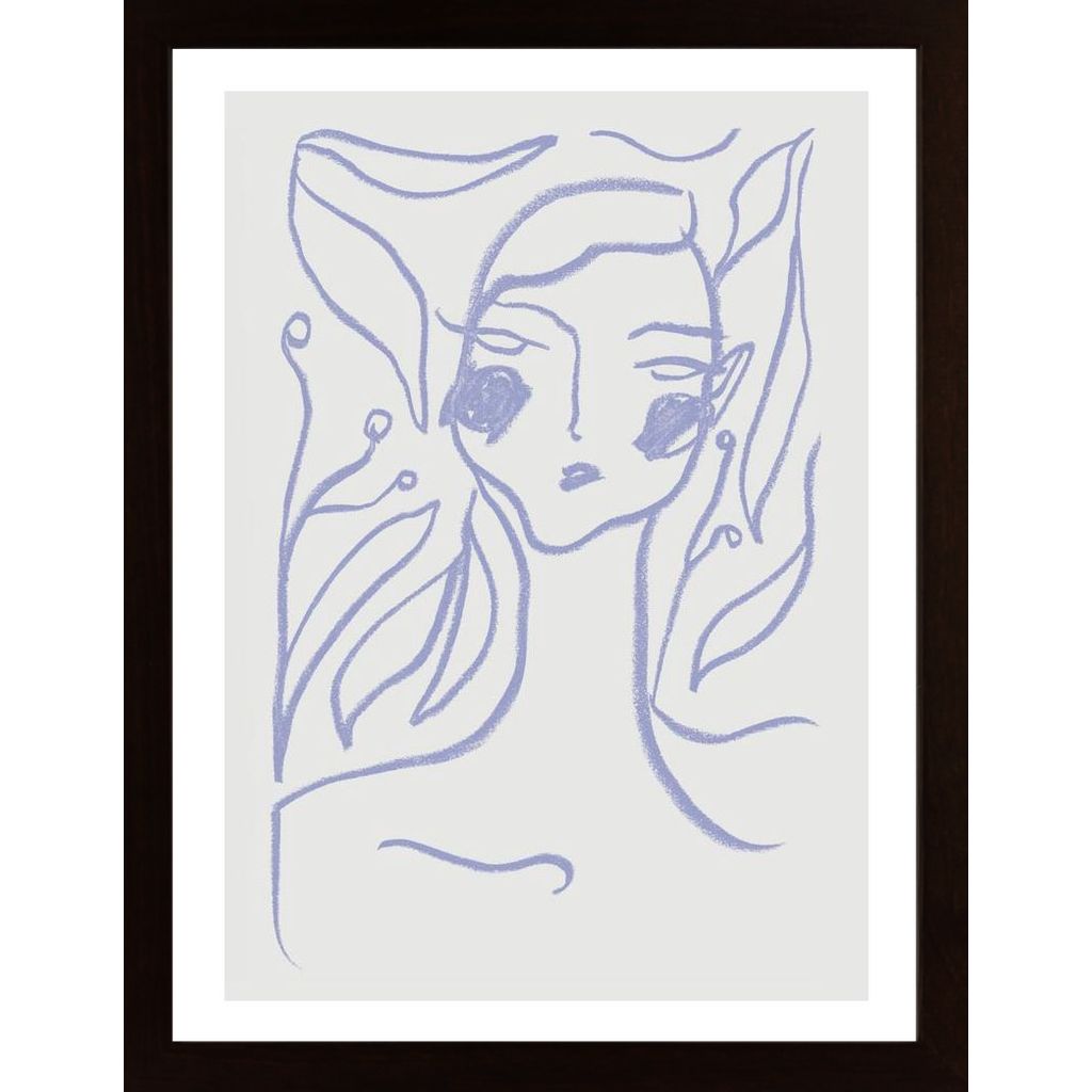 Gaia Lilac Poster