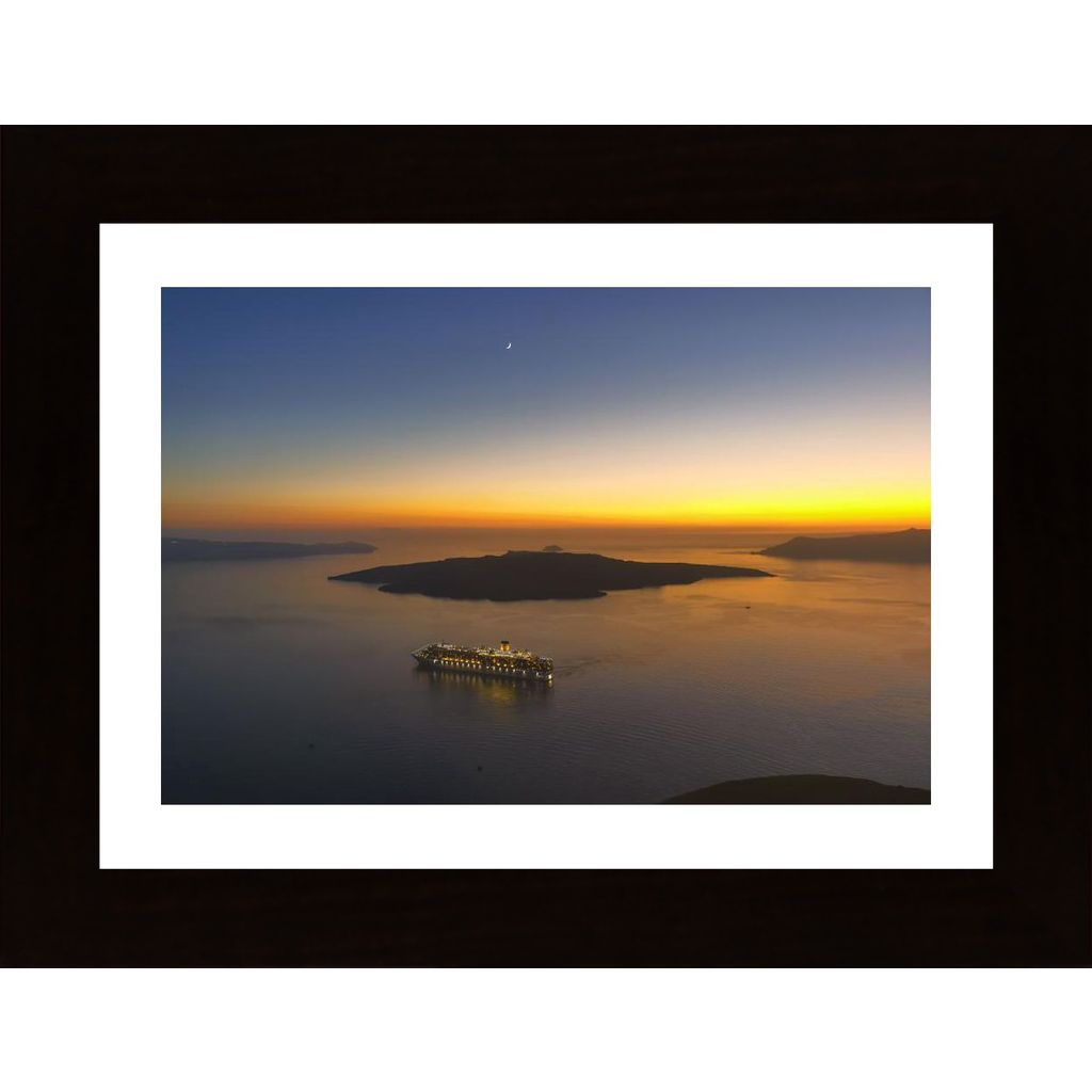 Santorini Sunset Affiche