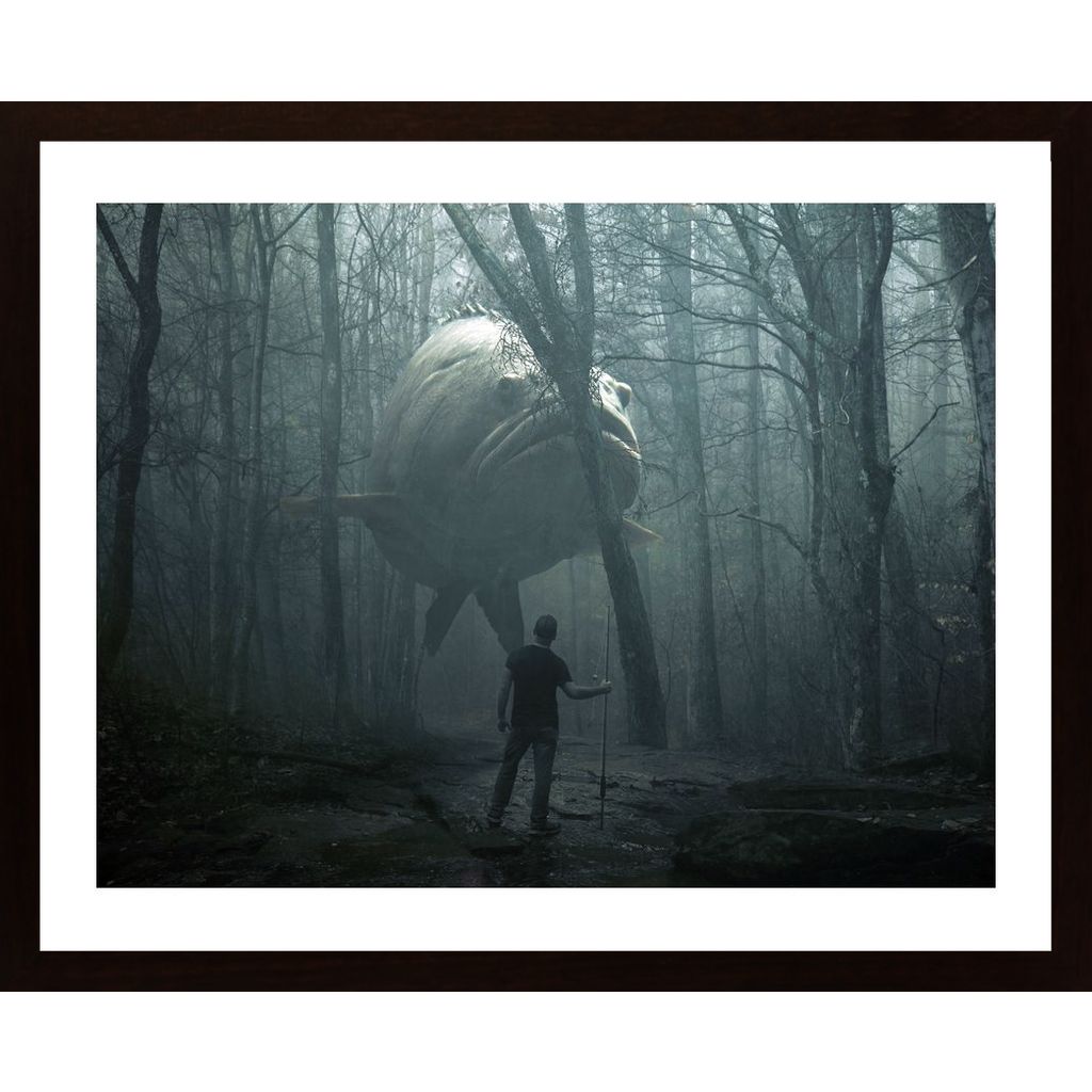 Large Fish In The Forest Poster