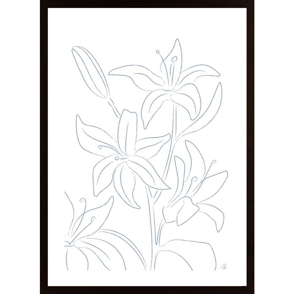 Lillies No 01 Affiche