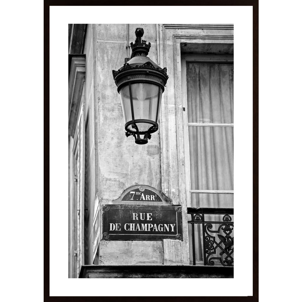Rue De Champagny Affiche
