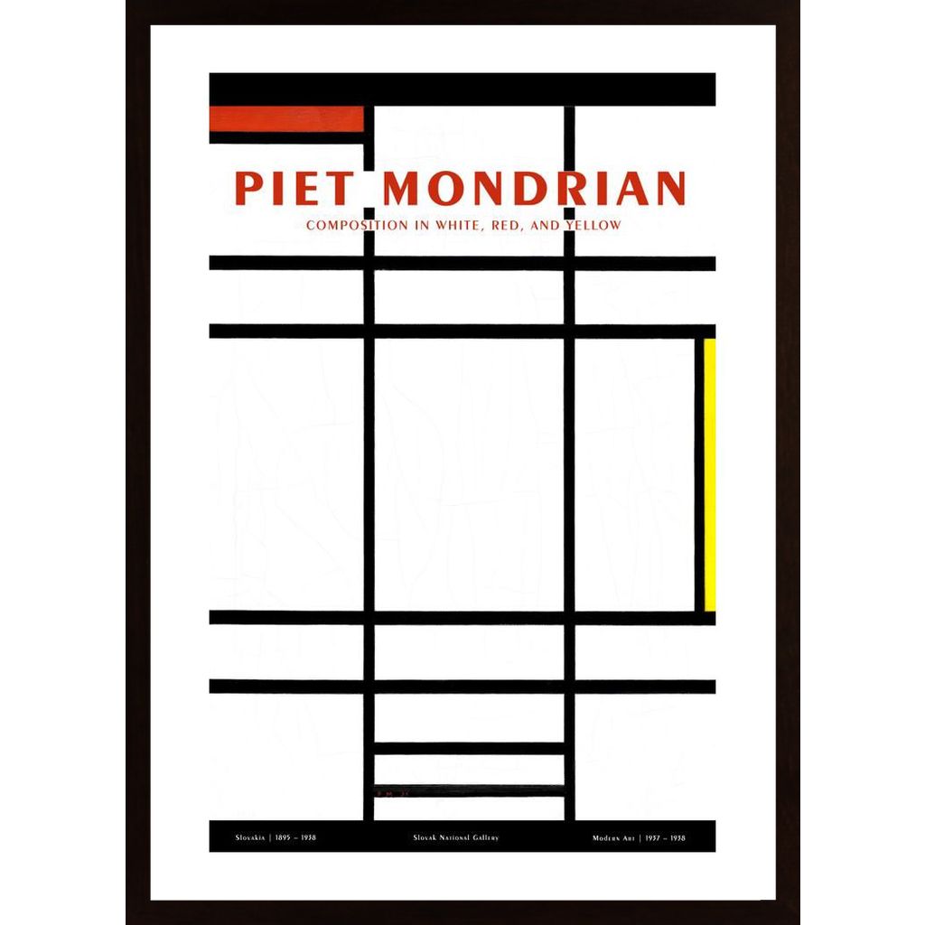 Mondrian - Compos.Ii Plakát