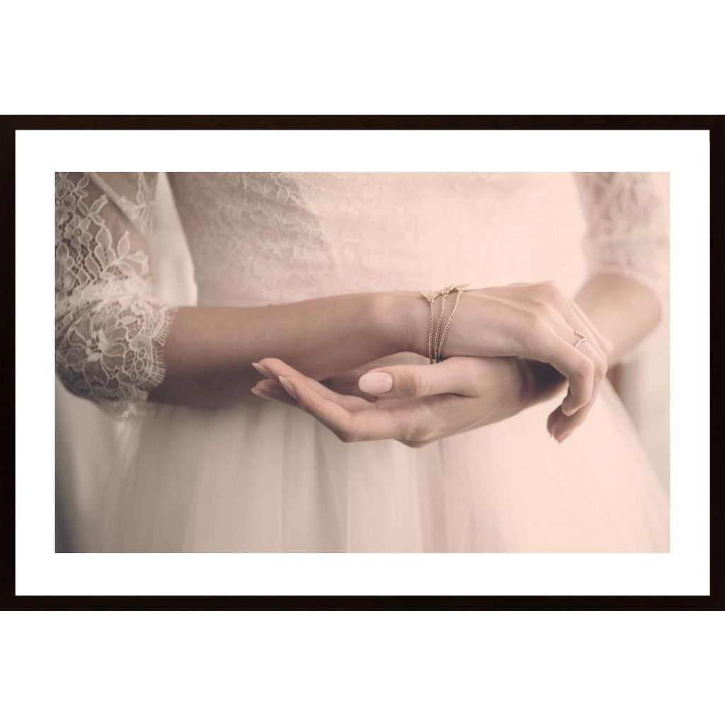 Bracelet, Ring And Romantic Dress Poster