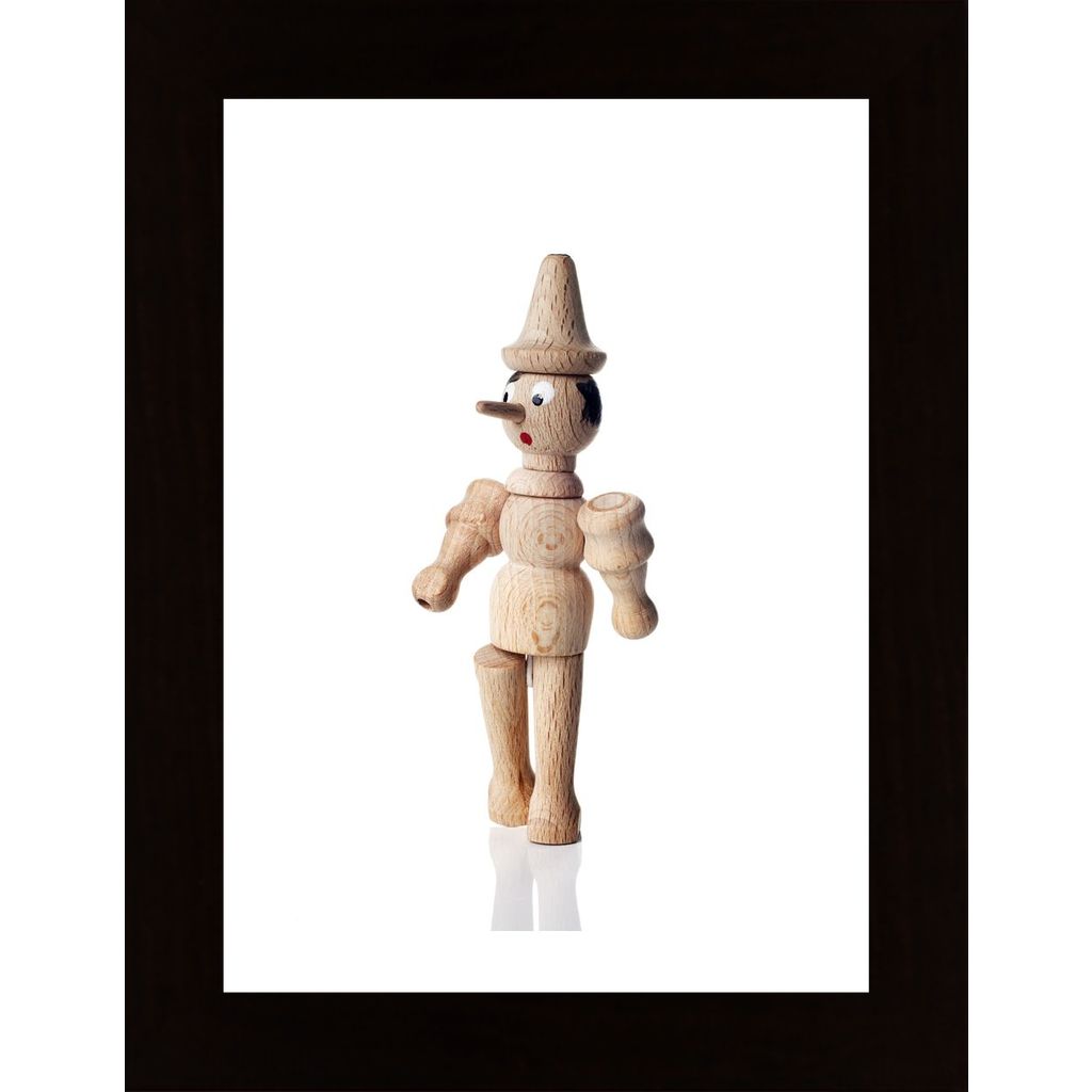 Wooden Pinocchio Doll Poster