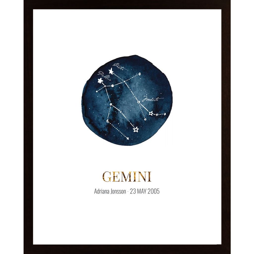 Gemini (Personnalisable) Affiche