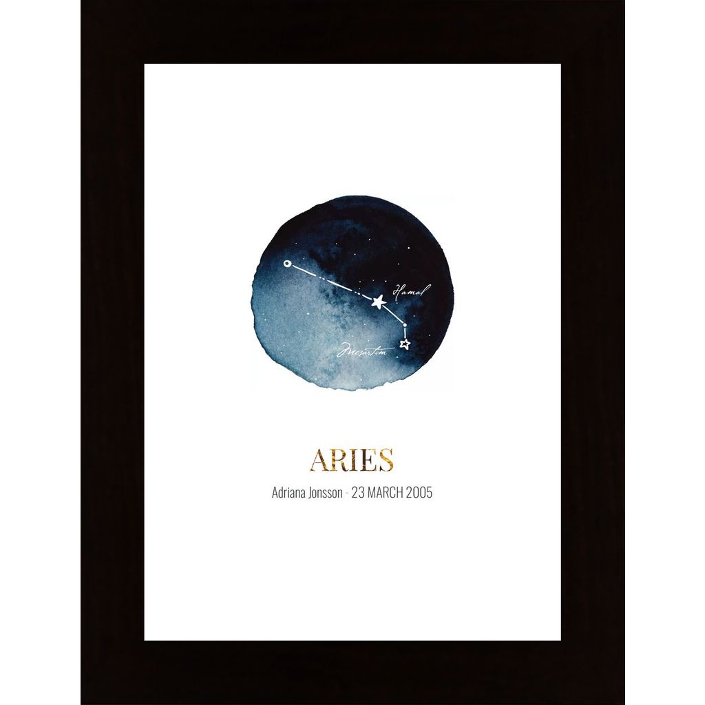 Aries (Personnalisable) Affiche