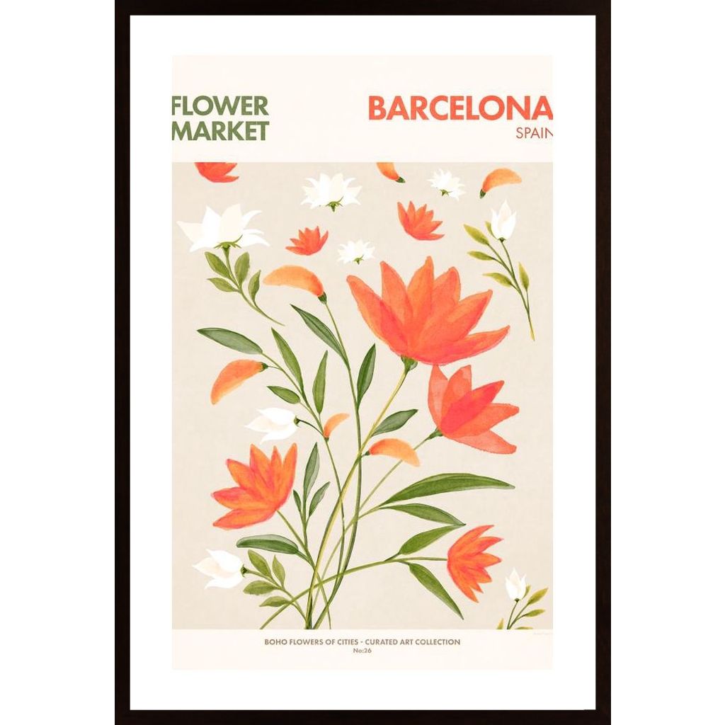 Flower Market #1 Poster