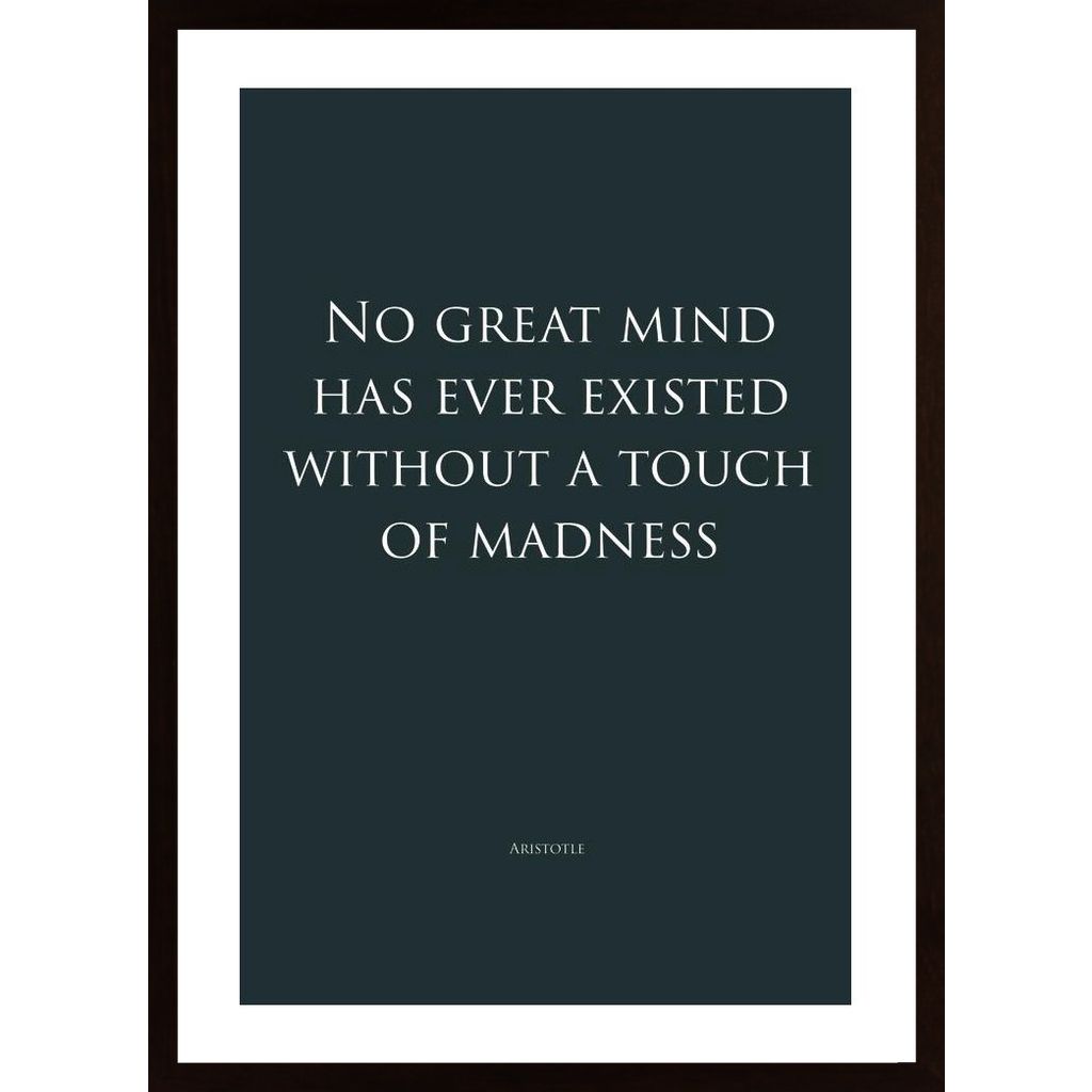 Great Mind - Black Poster