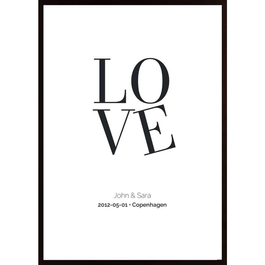 Amore (Personalizzabile) Poster