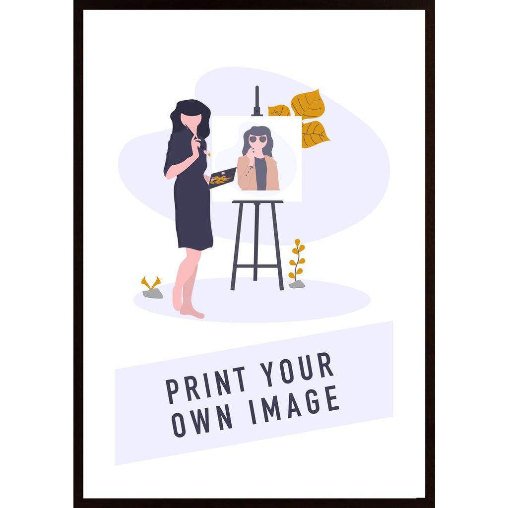 Print Your Own Image (Customizable) Plakát