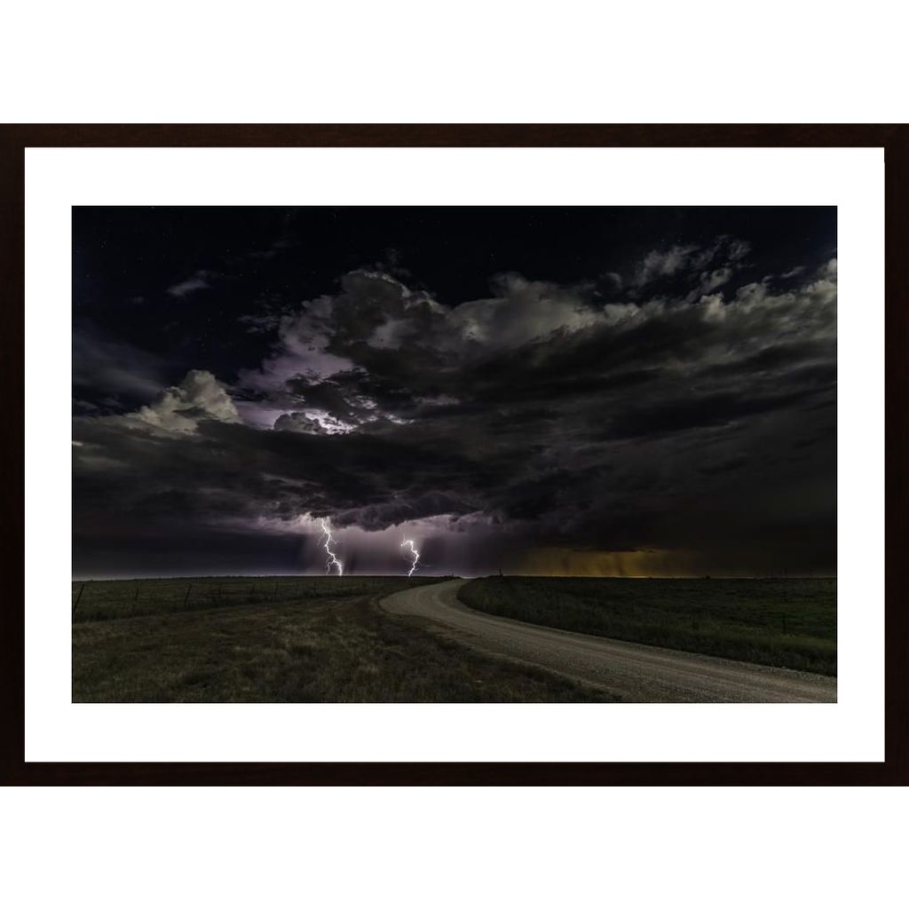 Prairie Lightning Poster