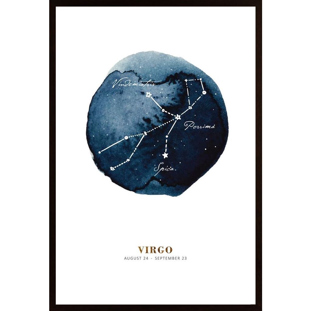 Zodiac Jungfrau Plakát