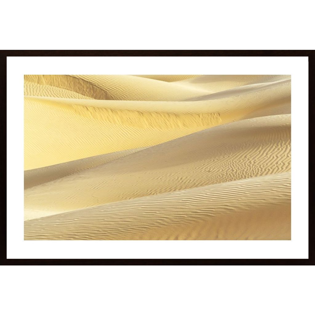 Dunes In Yellow Poster