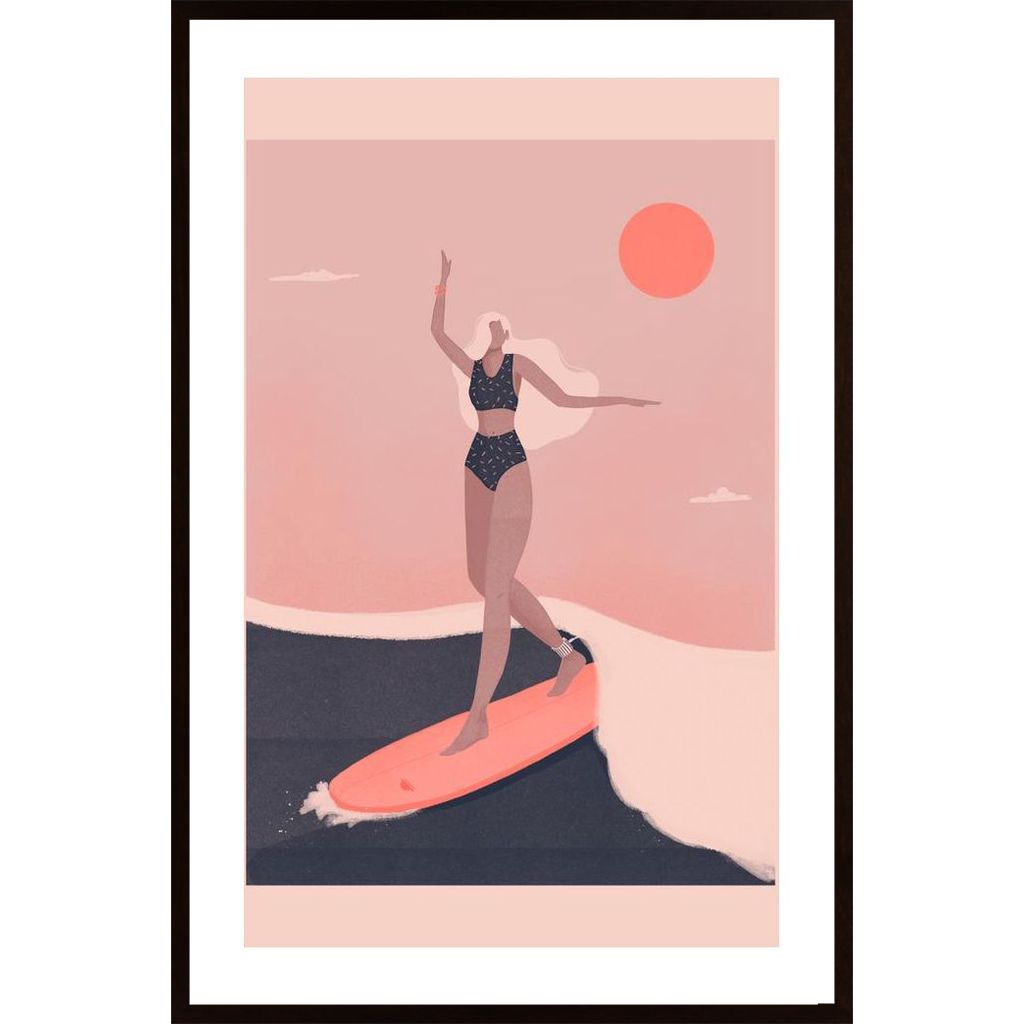 Into The Surf Poster
