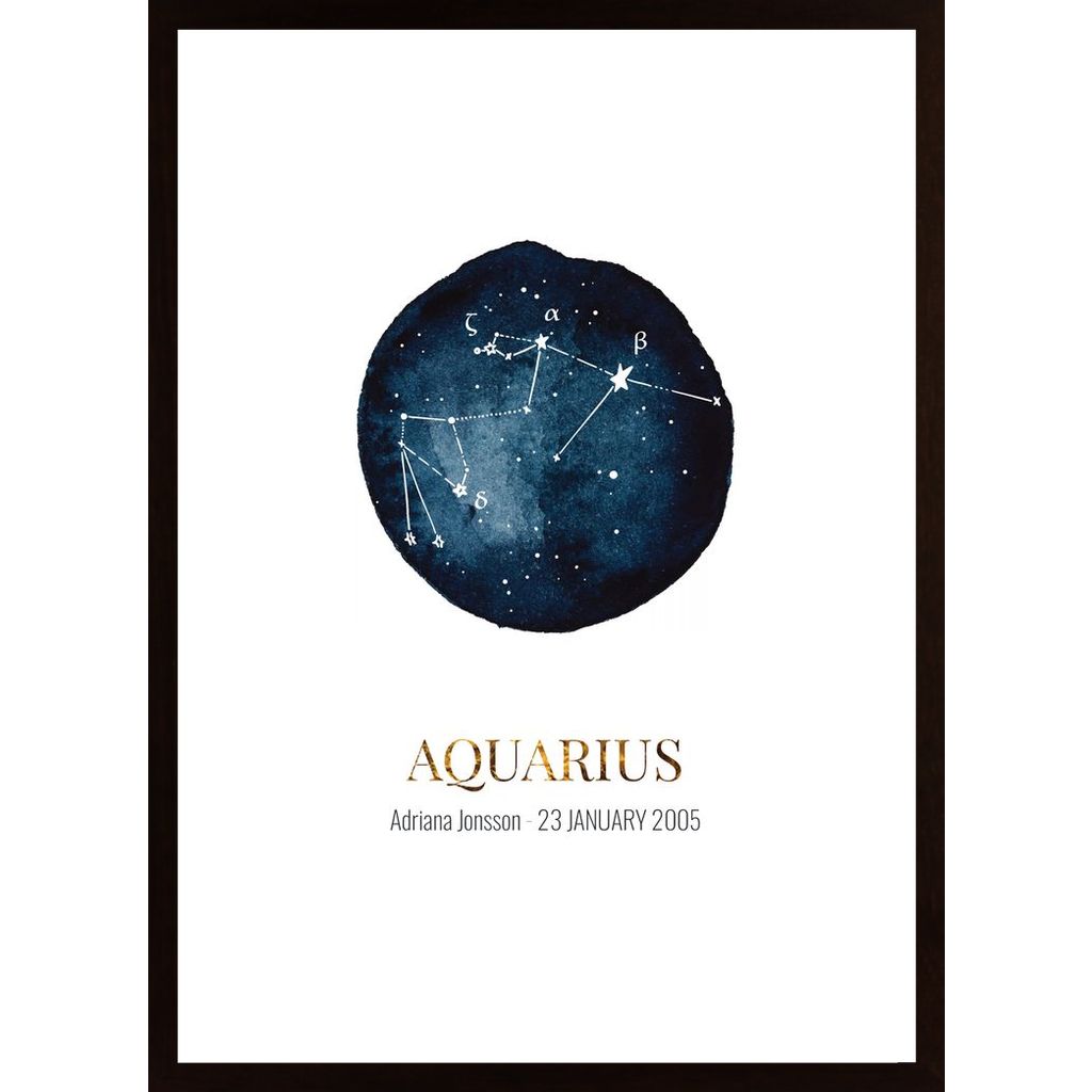 Acuario (Personalizable) Poster