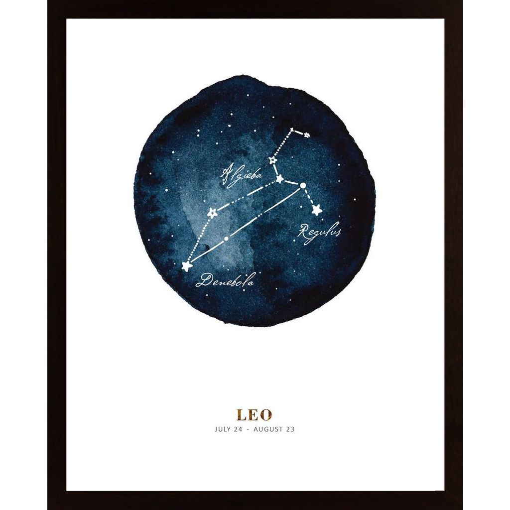 Zodiac Löwe Poster