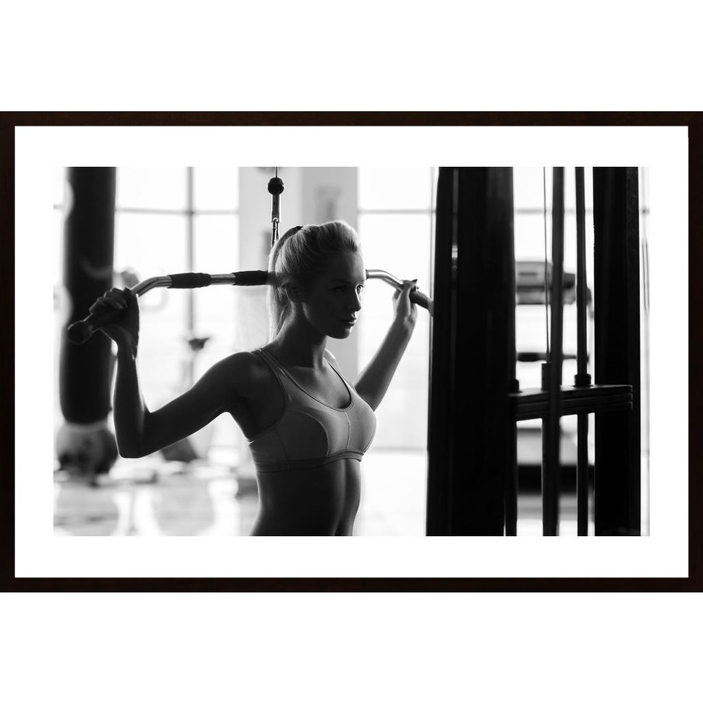 Girl At The Gym Affiche