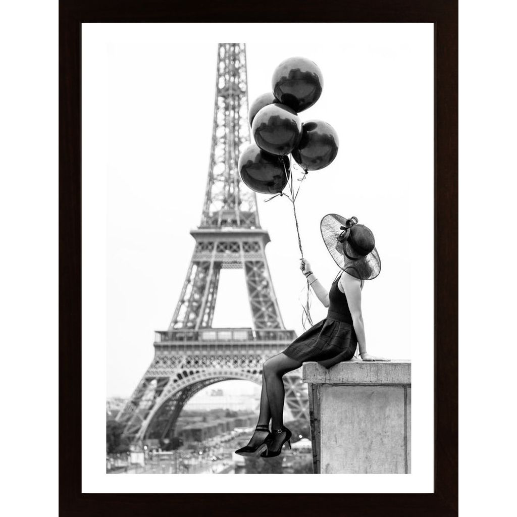 Girl With Balloons Plakat