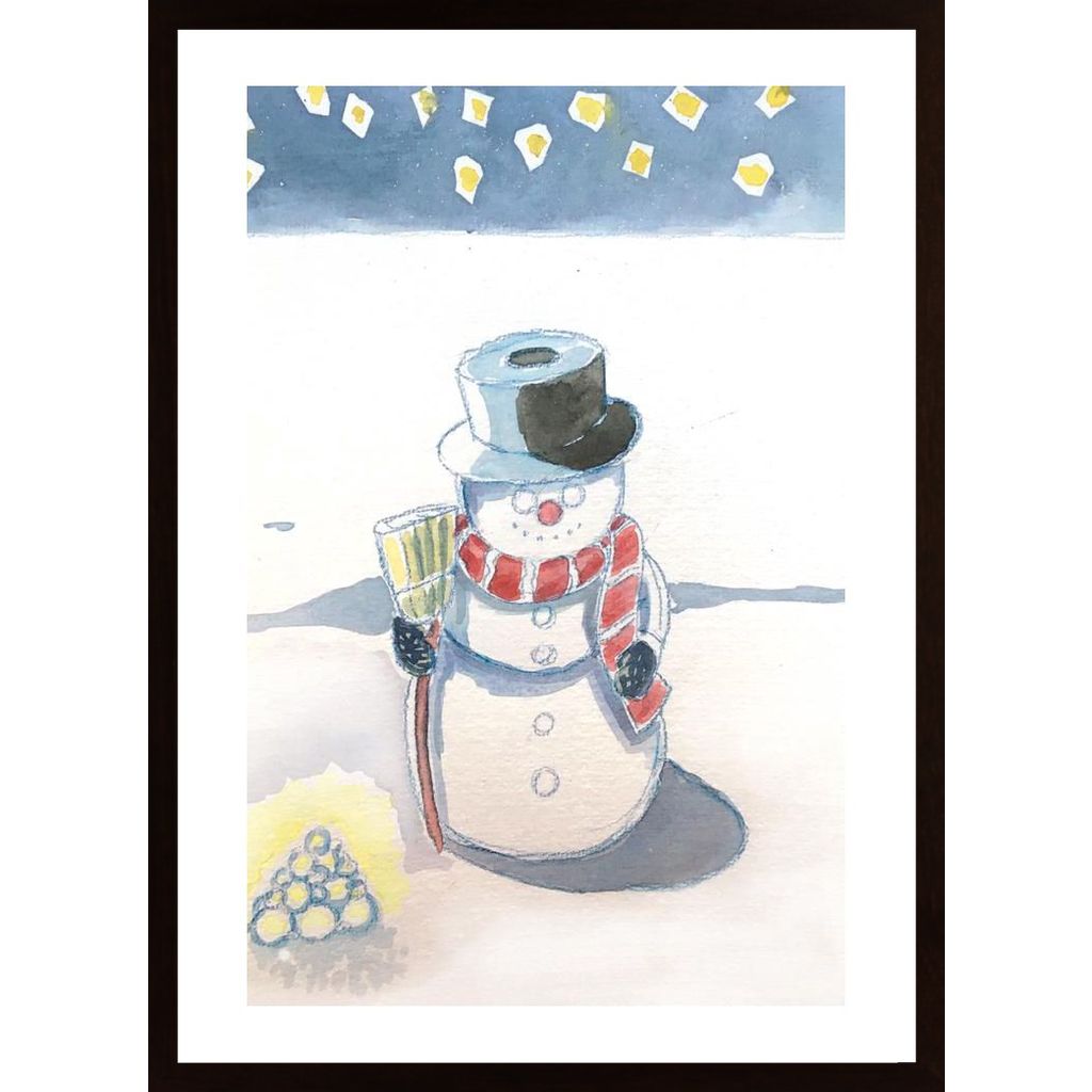 Snowman By Ritlust Affiche