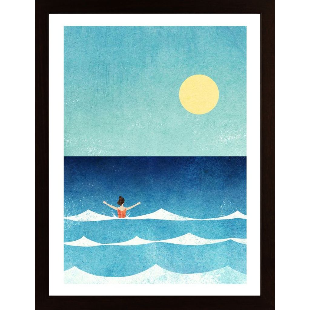 Swimming In The Sea Plakát