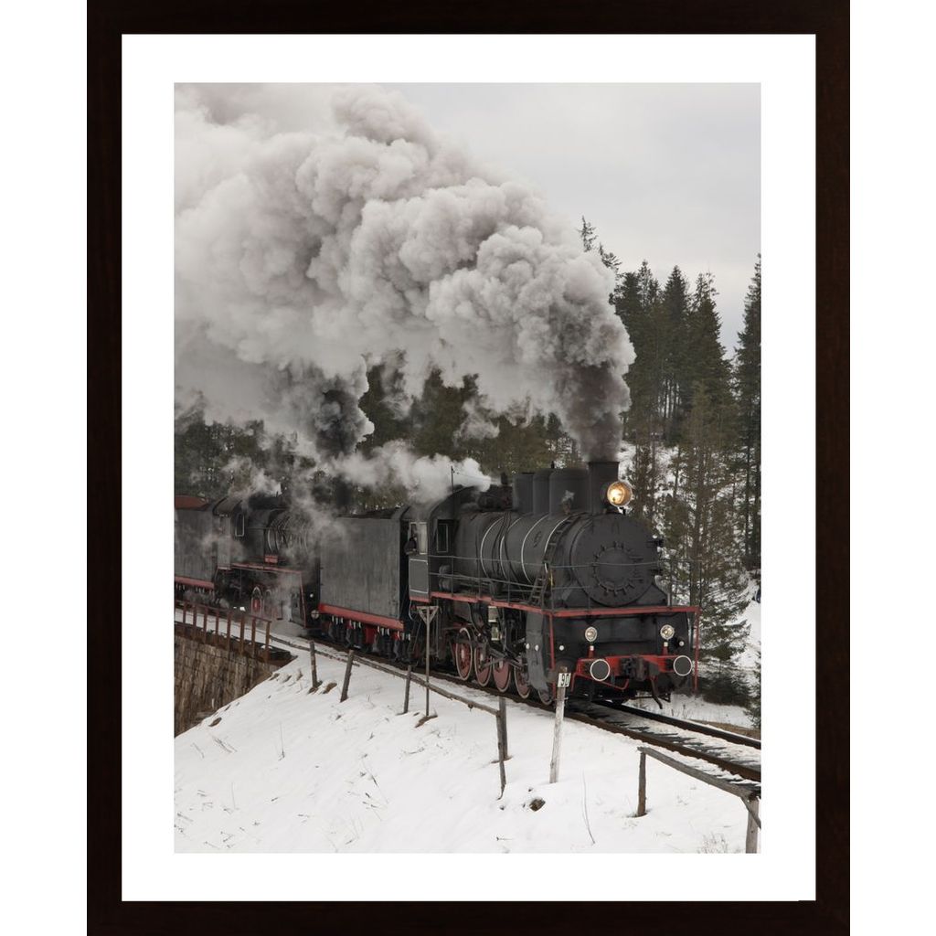 Old Steam Train Plakát