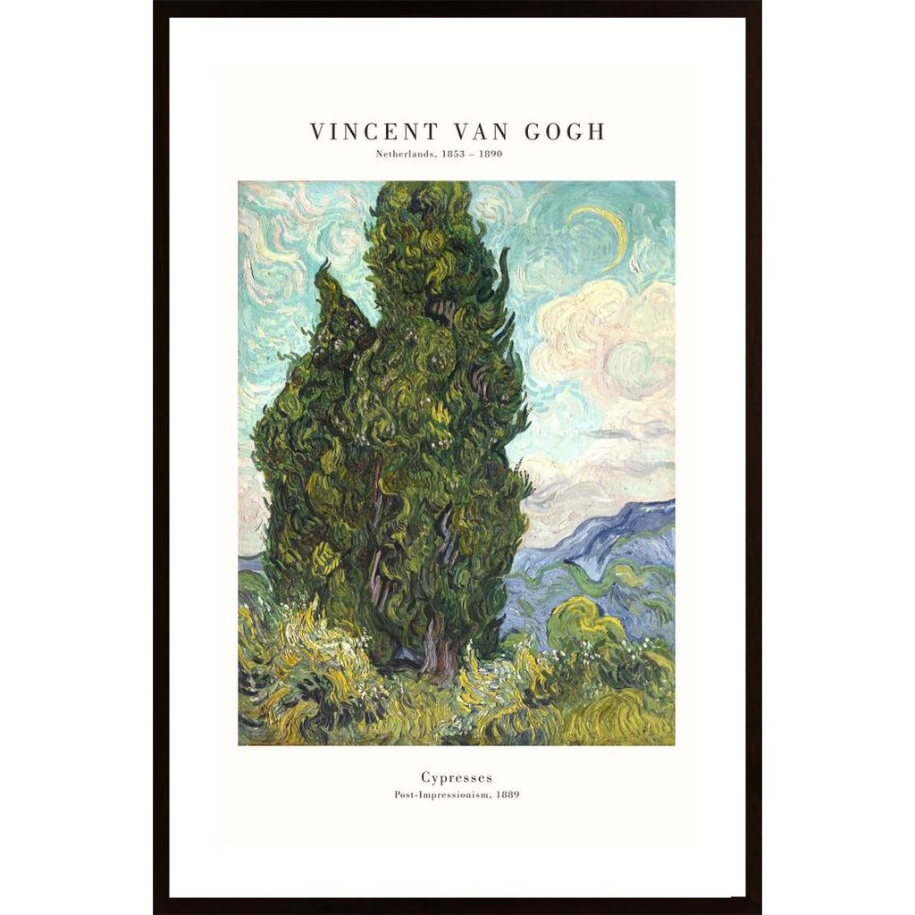 Gogh -Cypresses Poster