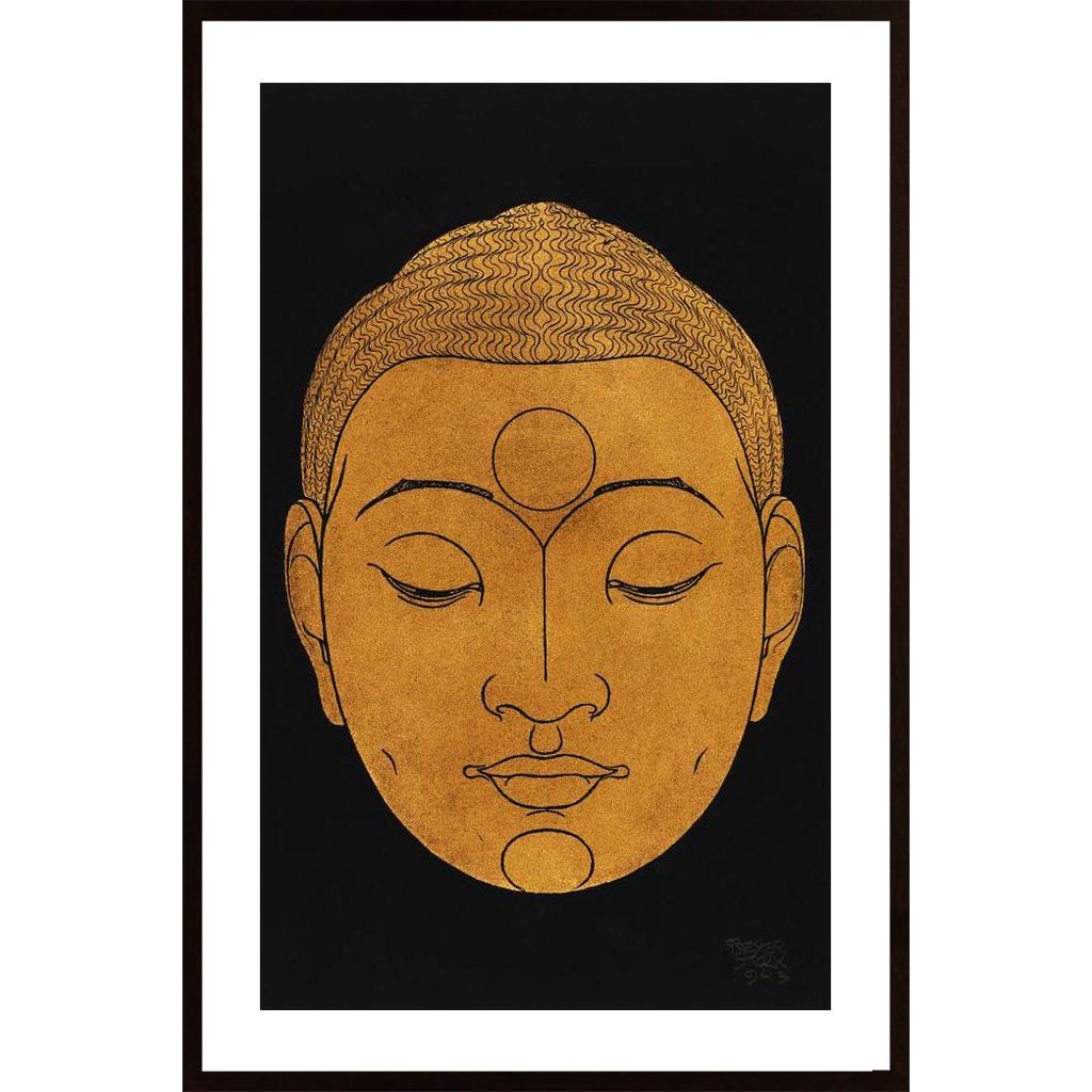 Stolk - Buddha Head Plakát