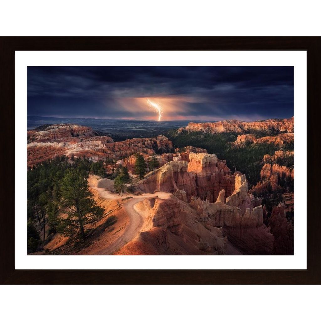 Lightning Over Bryce Canyon Plakát