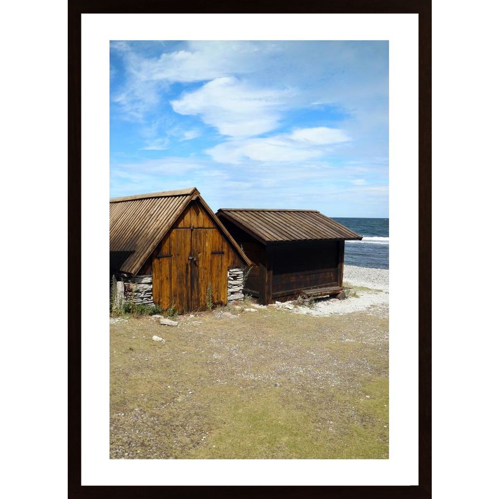 Gotland Fishing Huts Plakát
