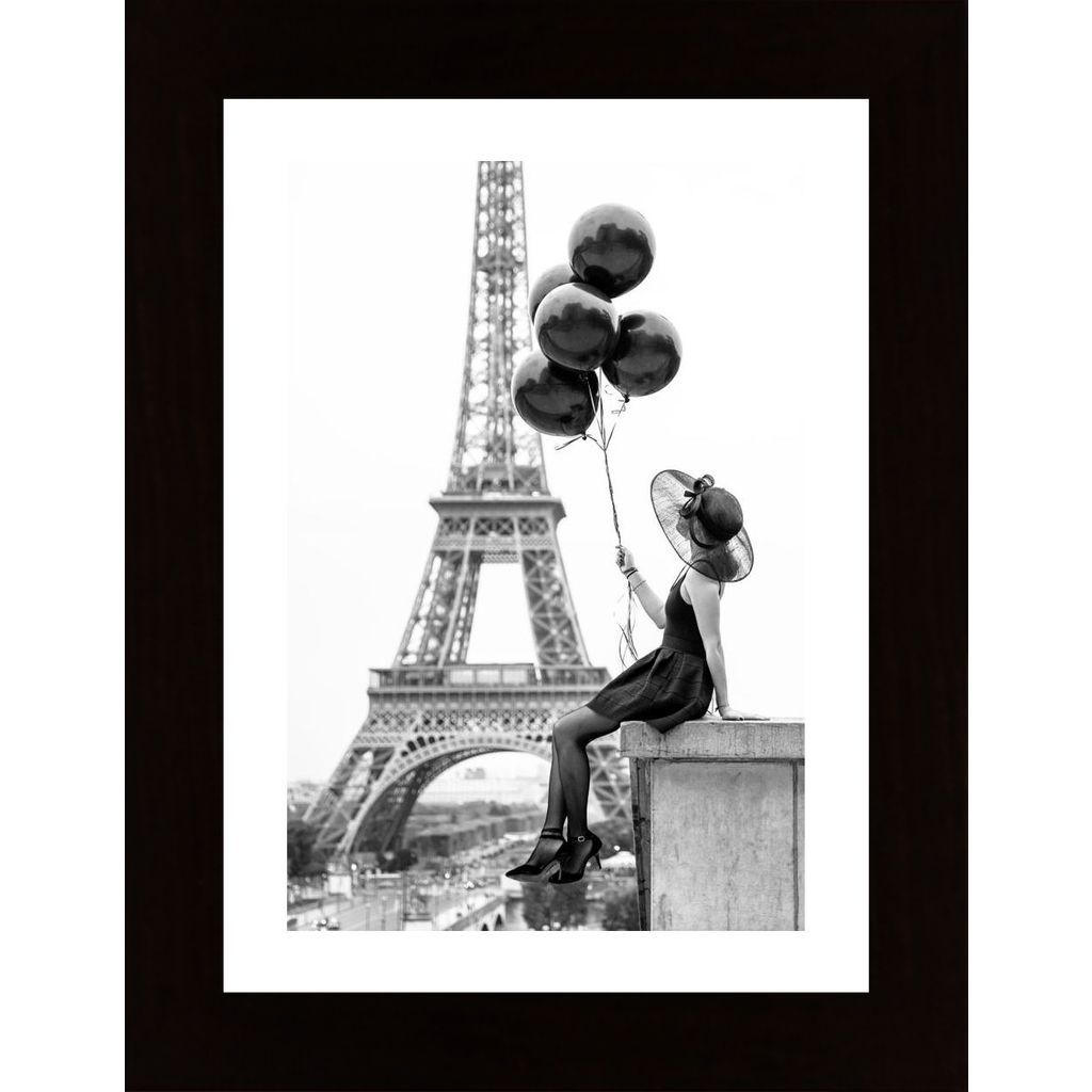 Girl With Balloons Affiche