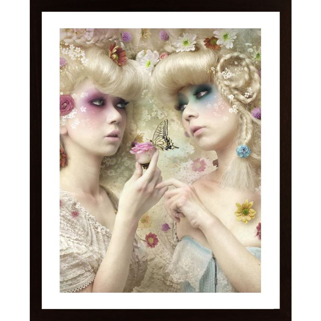 Girls Of The Flower Garden Poster