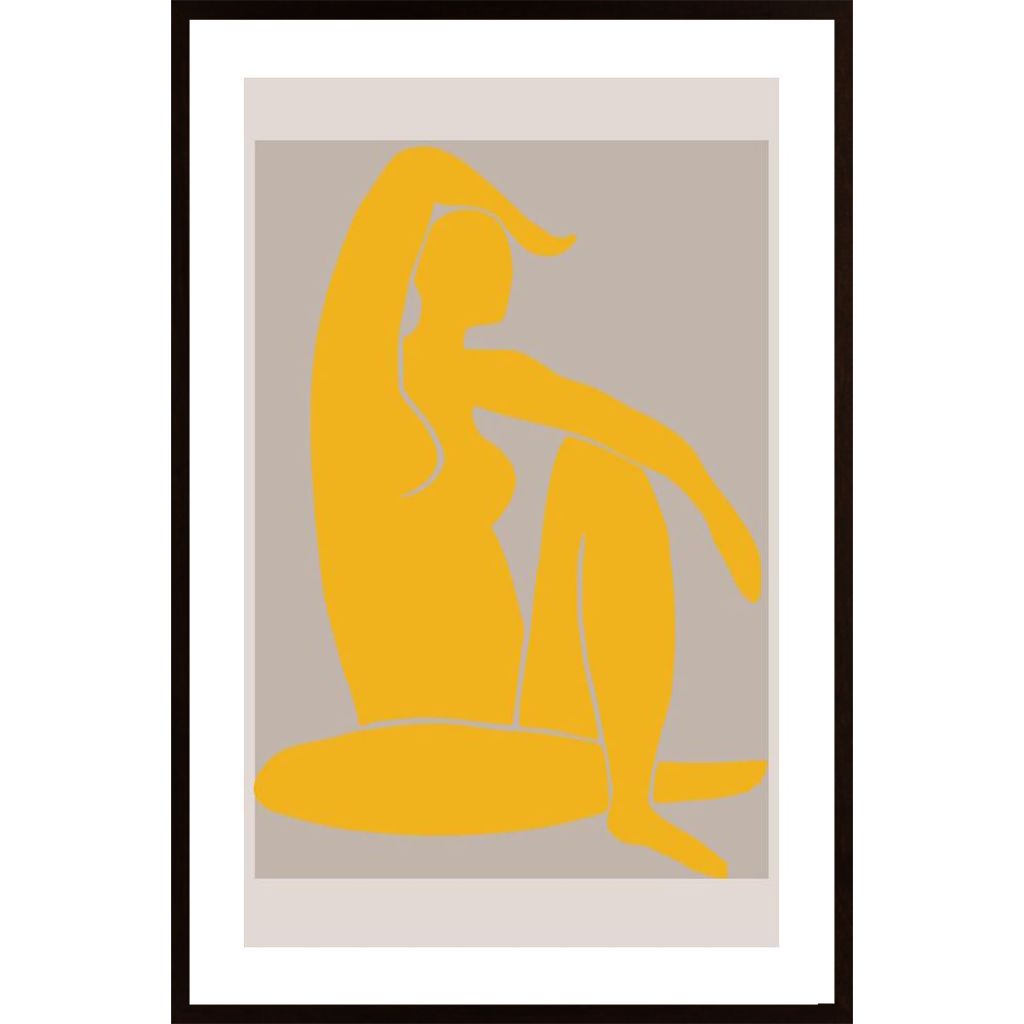 Yellow Figure Plakát