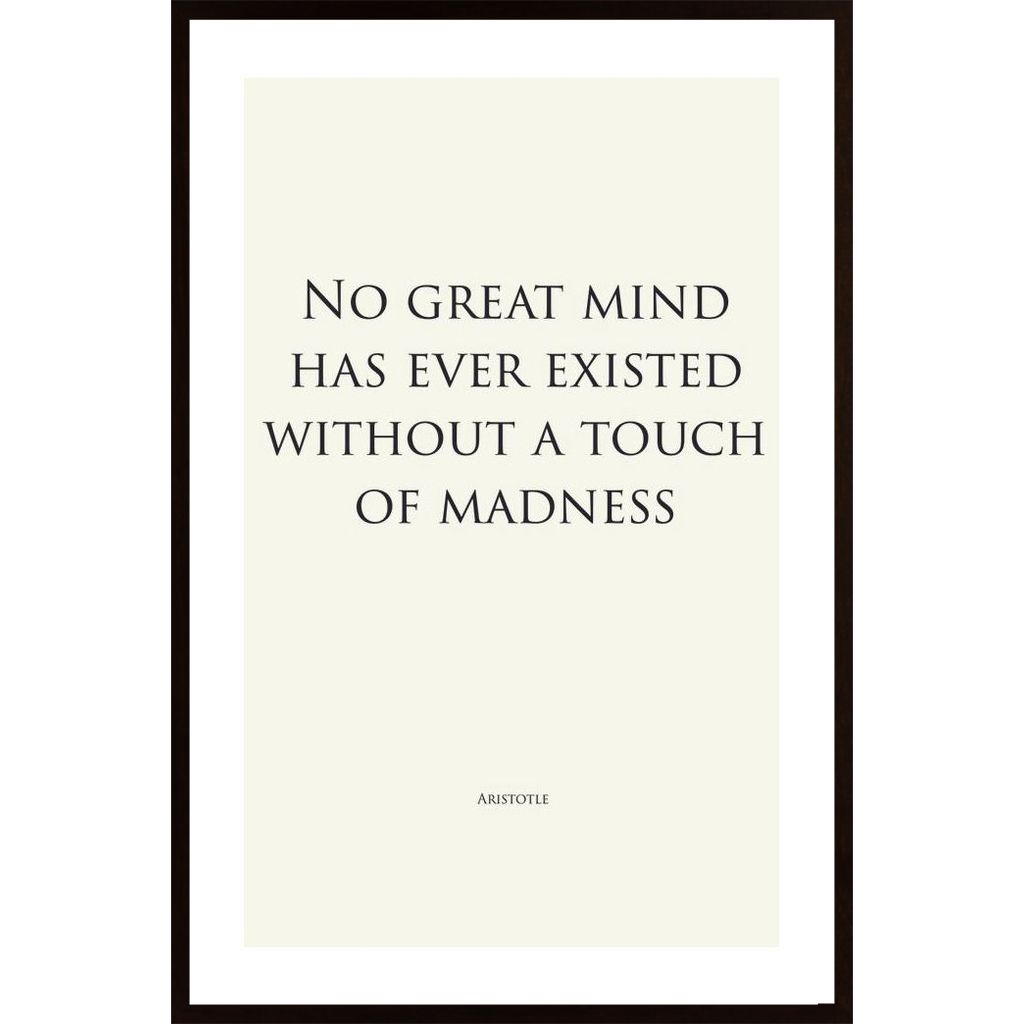 Great Mind - White Poster