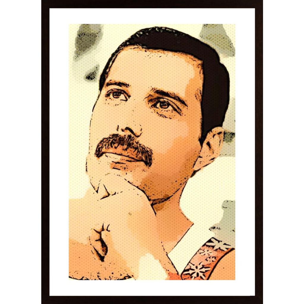Freddie Mercury Pop Plakat