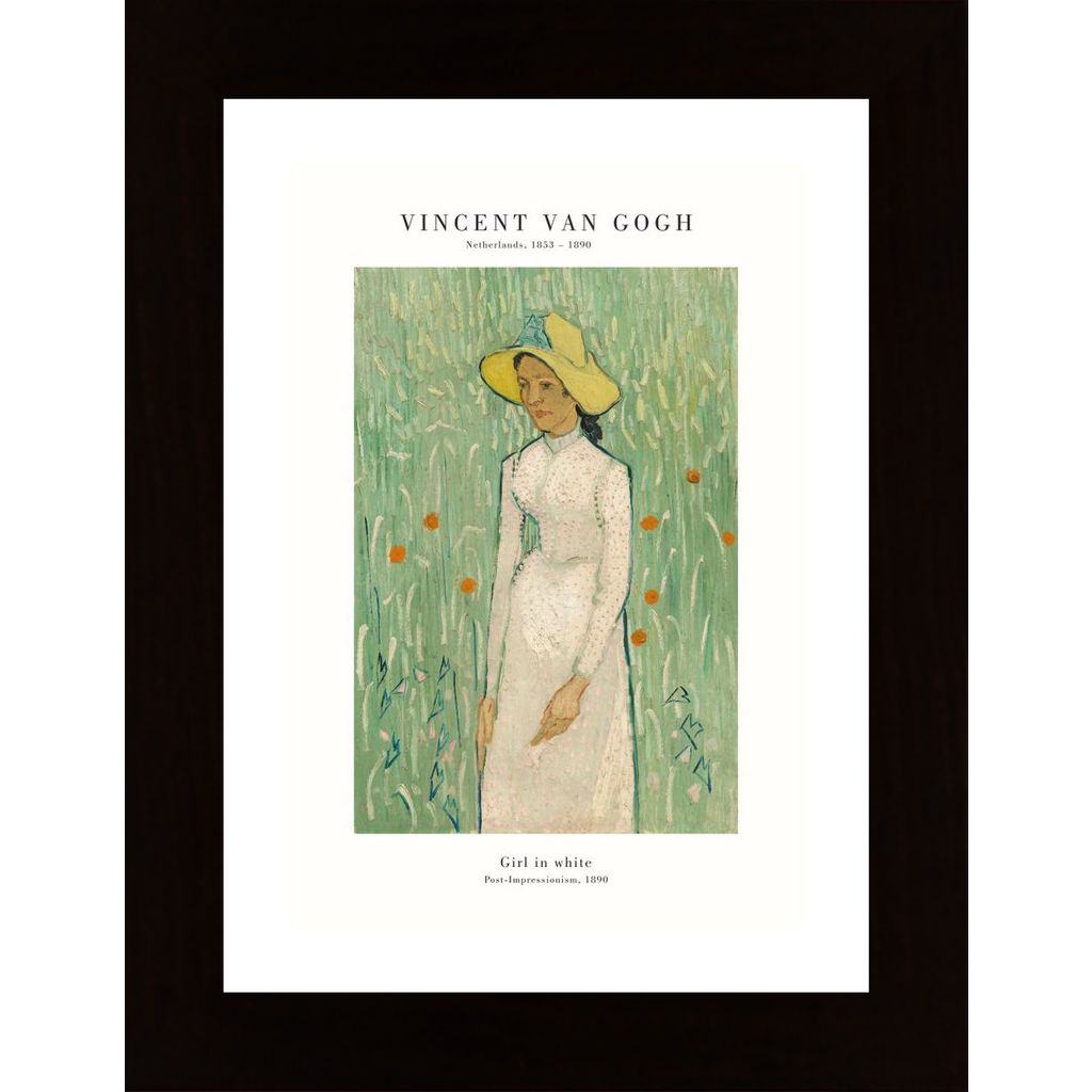 Gogh - Girl In White Affiche