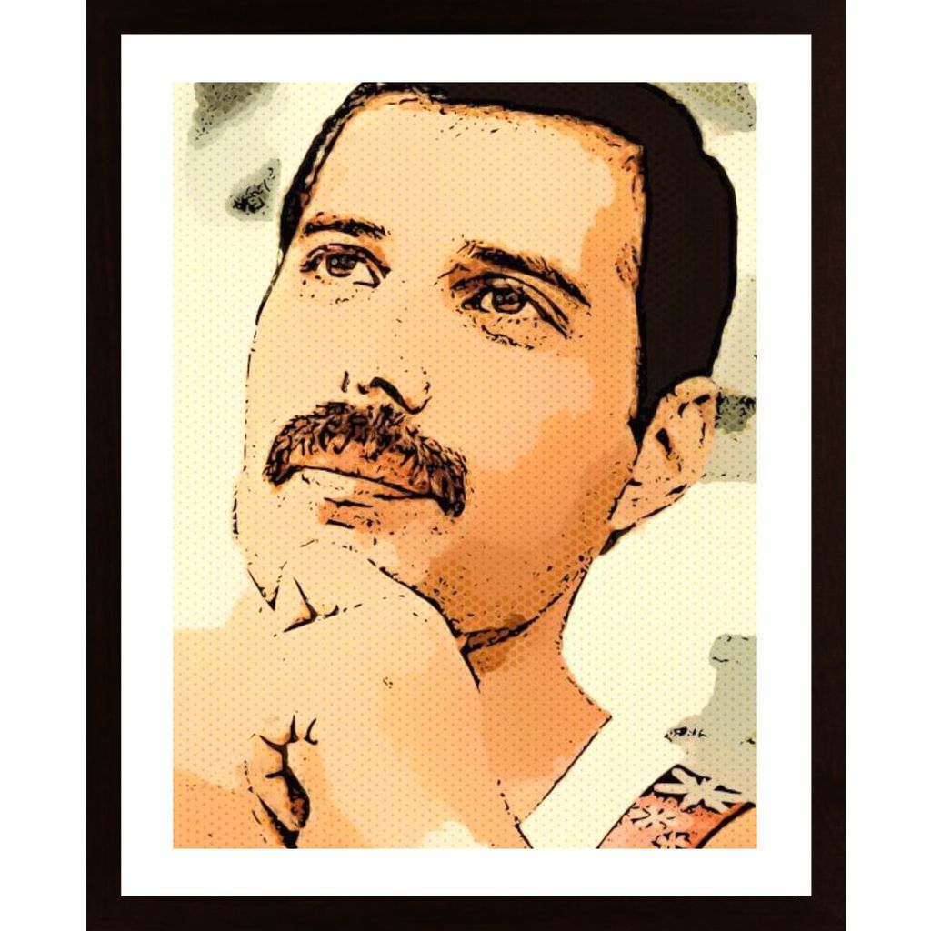 Freddie Mercury Pop Poster