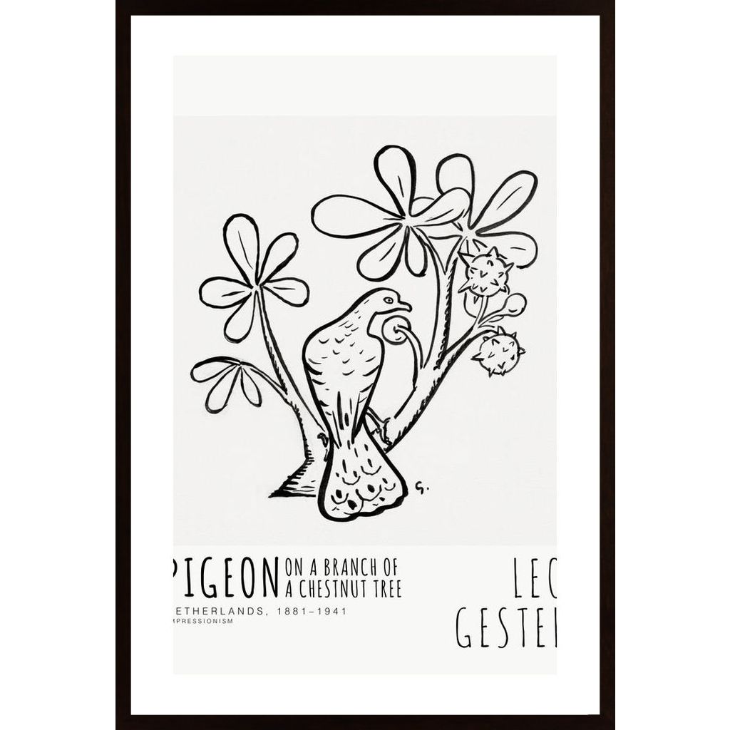 Leo Gestel-Pigeon Affiche